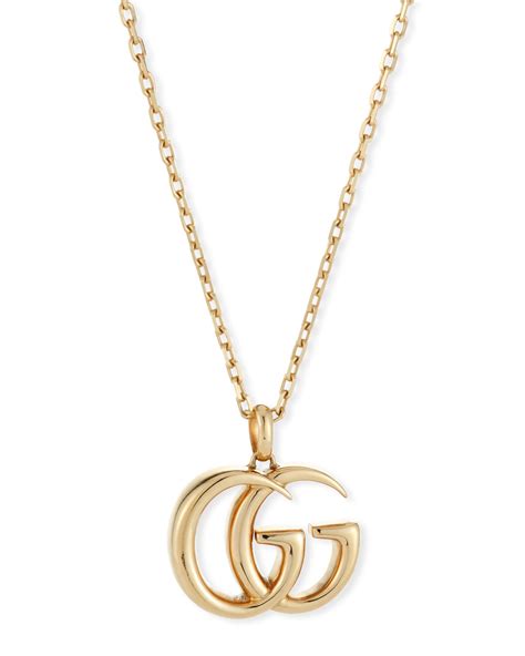 gucci running g 18ct gold pendant|Gucci Running G 18ct Gold Pendant .